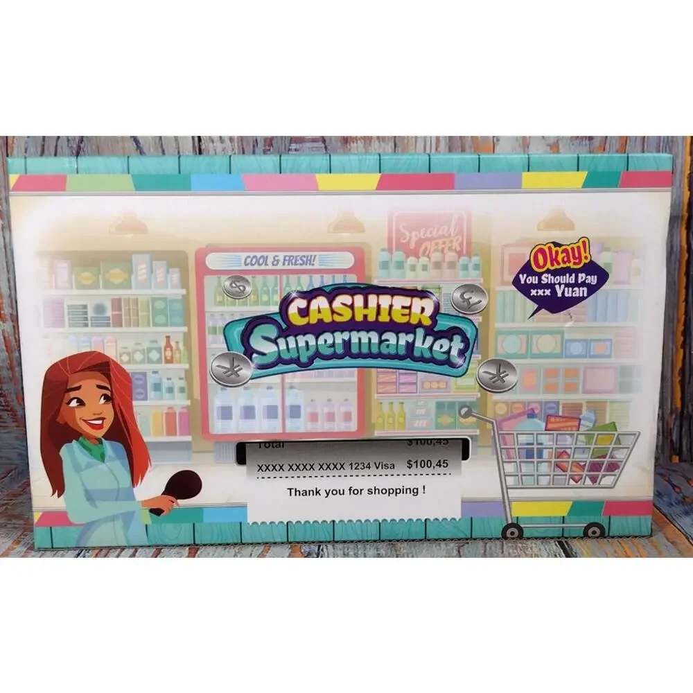 Cashier Supermarket‎ Miniature Toy Set - Black Top